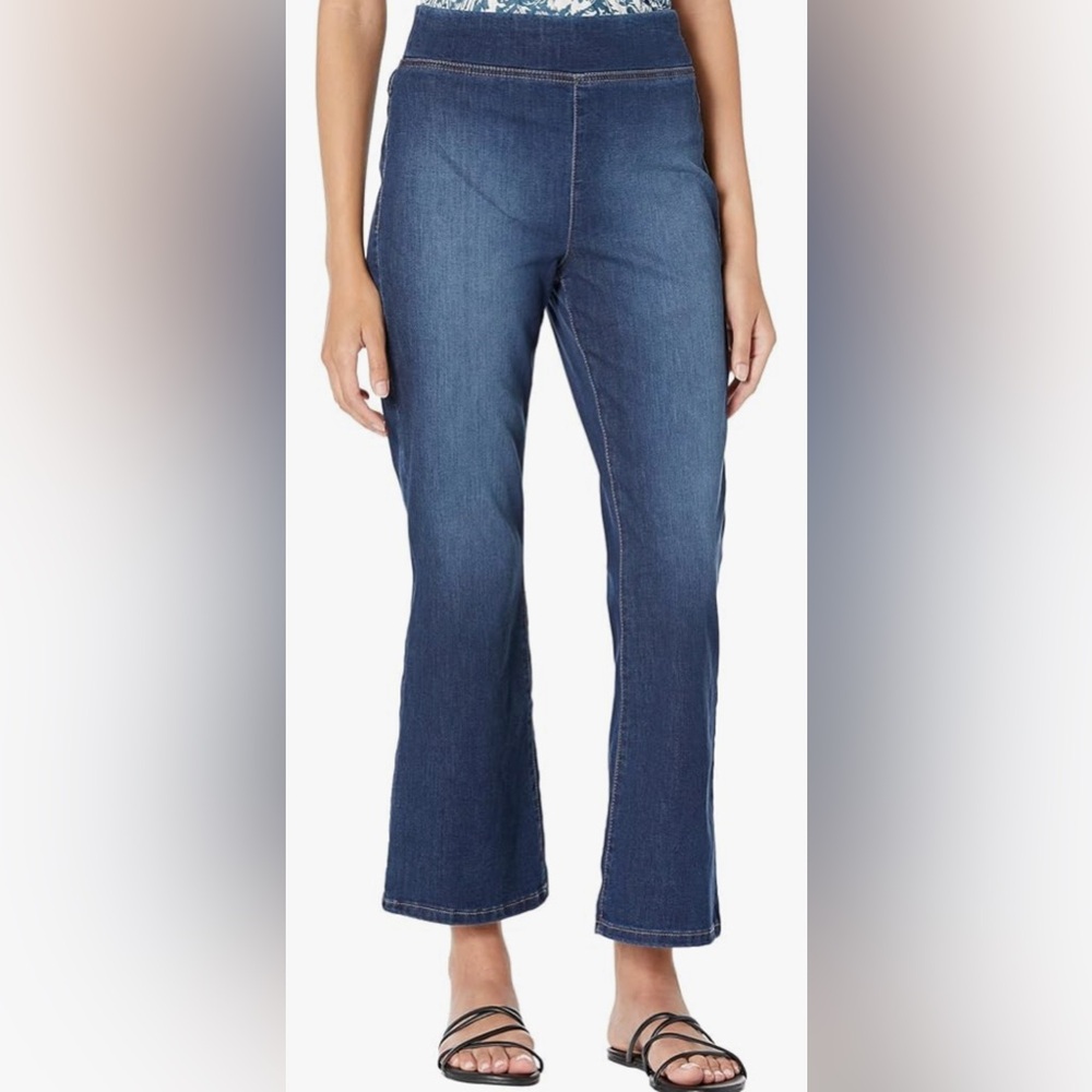 Free People Dark Indigo Stretch Bootcut Jeans